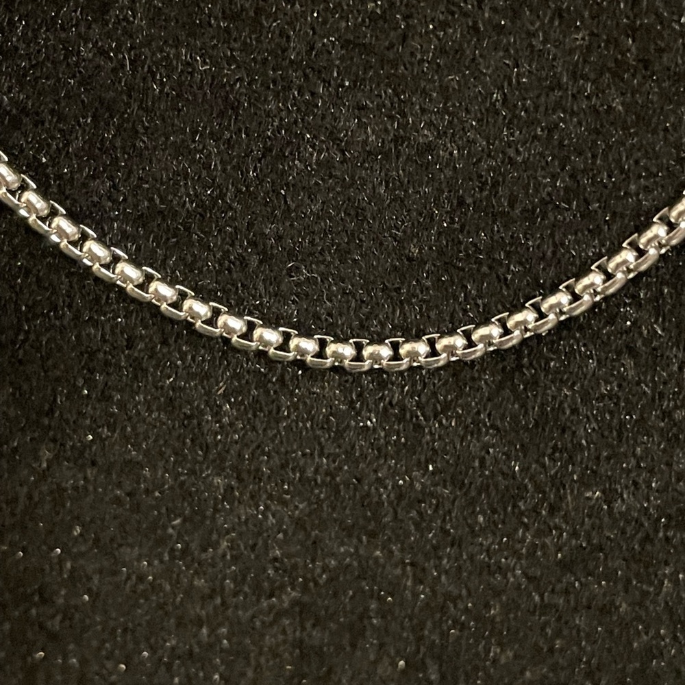 24 inch Round Box Link Chain Unisex